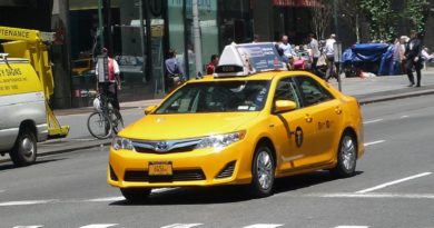 Taxi Manhattan NYC MIT minivan Bridji