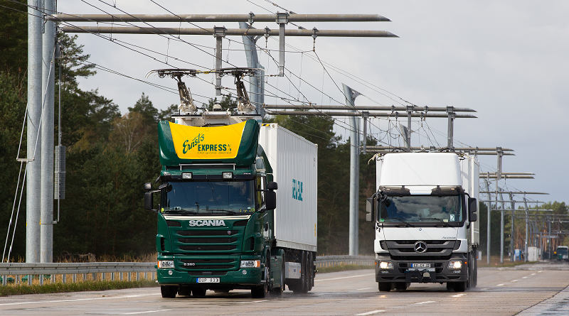 prima autostrada elettrica in Germania eHighway Siemens