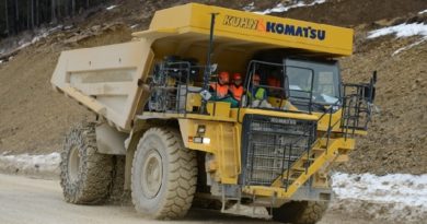 Biel Svizzera camion elettrico più grande del mondo Komatsu Kuhn