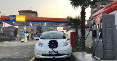 auto elettriche nelle stazioni di servizio IP Cormano Milano