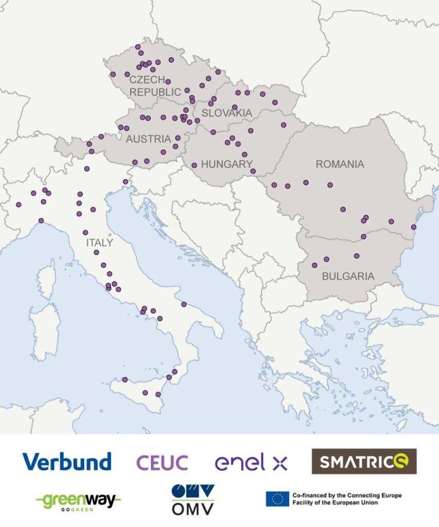 La rete ultra-veloce CEUC in Centro Europa si affiancherà a quella di Ionity 1
