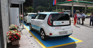 La Svizzera vuole una quota di auto elettriche a 15% già nel 2022
