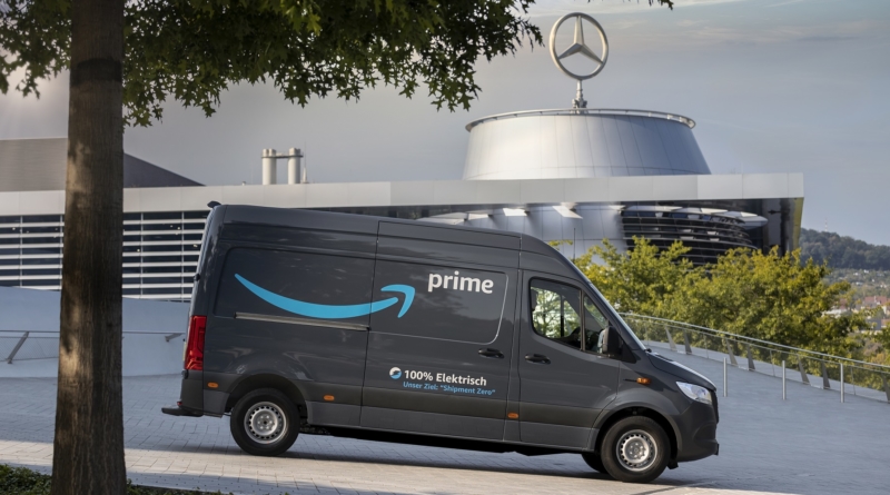 Mercedes-Benz riceve da Amazon il più grande ordine di furgoni elettrici