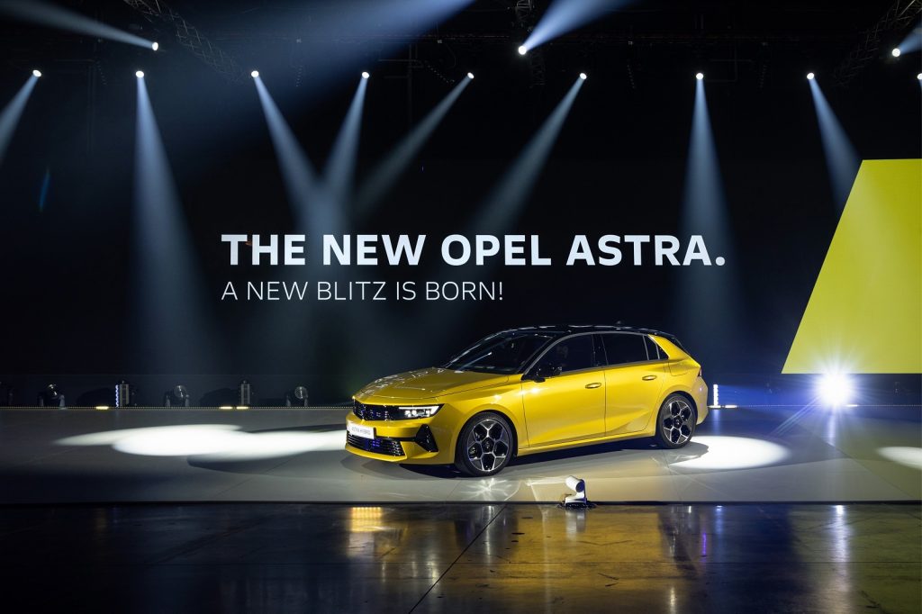 Opel conferma Astra al 100% elettrica in uscita nel 2023