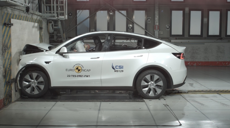 Cinque stelle Euro NCAP e punteggi record in sicurezza per Tesla Model Y