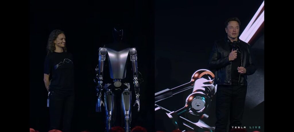 Il robot Optimus è al centro del più recente work-in-progress Tesla