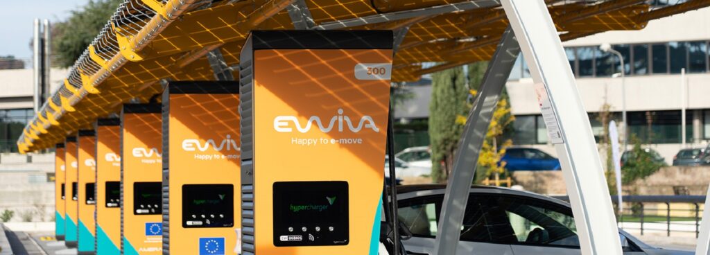 Ewiva apre a Roma il suo primo sito premium per la ricarica ultra-veloce